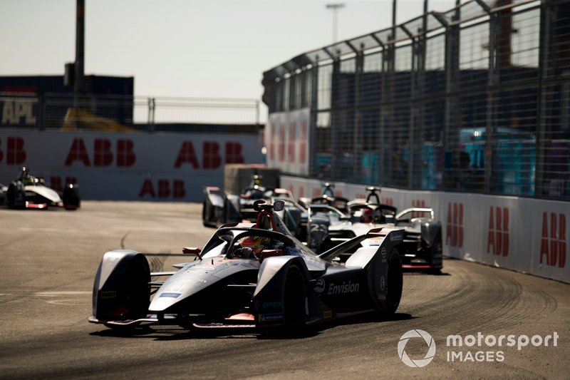 Robin Frijns, Envision Virgin Racing, Audi e-tron FE05, Sébastien Buemi, Nissan e.Dams, Nissan IMO1
