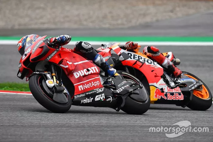 Andrea Dovizioso, Ducati Team, Marc Marquez, Repsol Honda Team