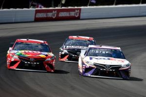 Kyle Busch, Joe Gibbs Racing, Toyota Camry M&M's Skittles, Denny Hamlin, Joe Gibbs Racing, Toyota Camry FedEx Ground, Erik Jones, Joe Gibbs Racing, Toyota Camry Reser's Main St Bistro