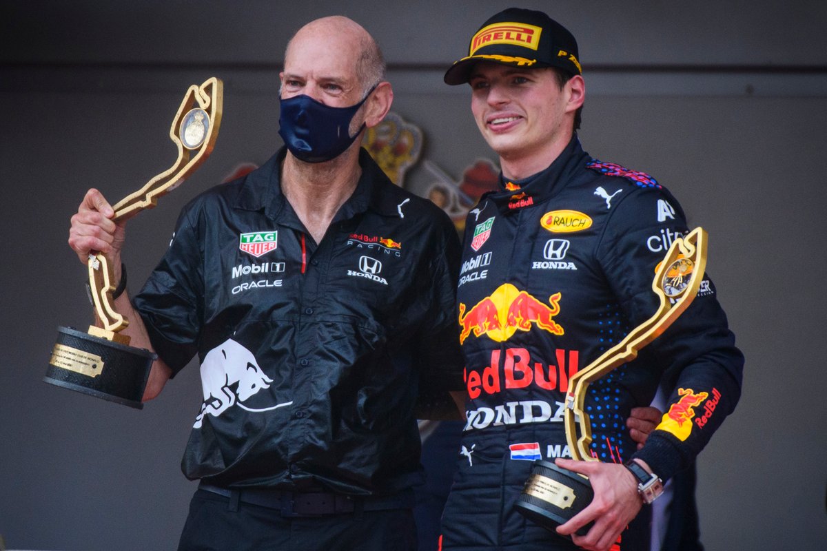 MONACO DOMINGO Adrian-newey-max-verstappen-re-1