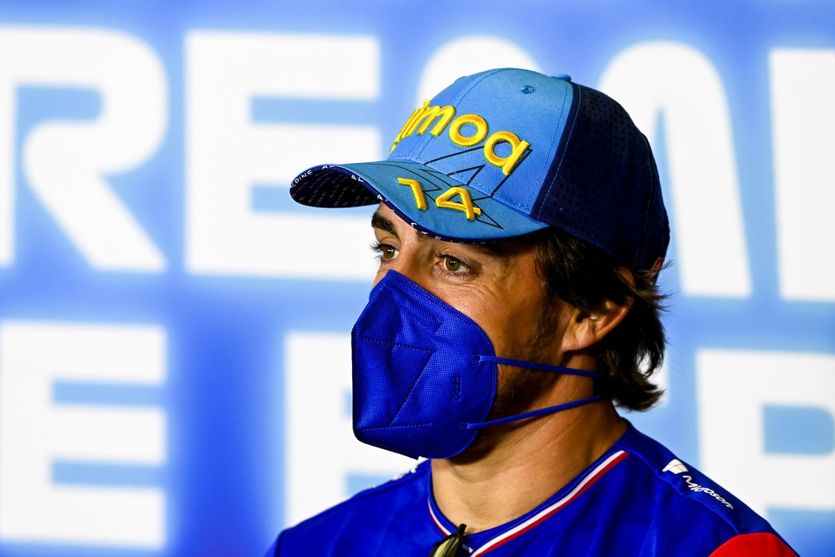 Fernando Alonso, Alpine F1 in the Press Conference 