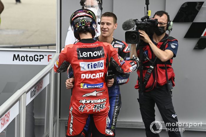 Francesco Bagnaia, Ducati Team, Fabio Quartararo, Yamaha Factory Racing