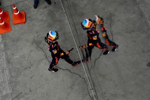 Daniel Ricciardo, Red Bull Racing in parc ferme 