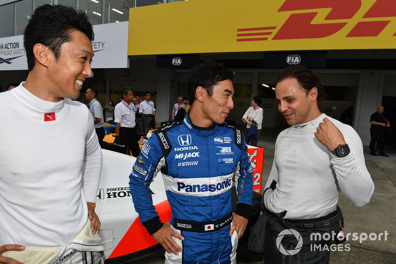 Kazuki Nakajima, Takuma Sato és Felipe Massa