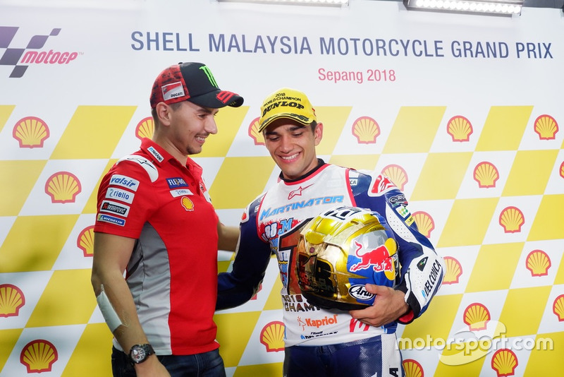 Jorge Lorenzo, Ducati Team con Jorge Martin, Del Conca Gresini Racing Moto3