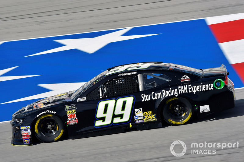 36. Kyle Weatherman, StarCom Racing, Chevrolet Camaro StarCom Fiber