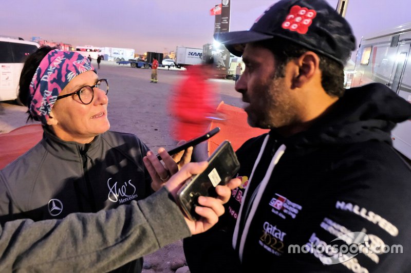 Ellen Lohr and Nasser Al-Attiyah, Toyota Gazoo Racing