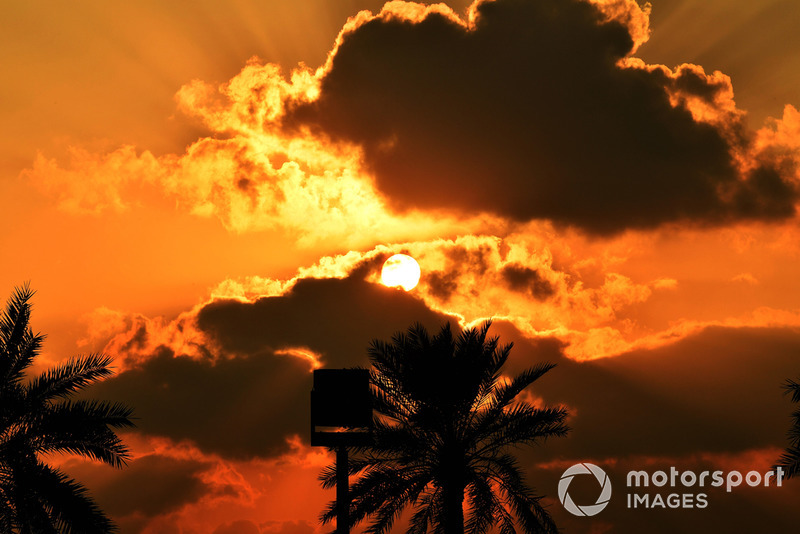 Sunset and clouds
