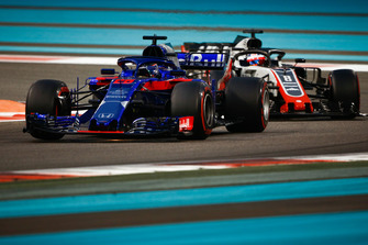 Brendon Hartley, Toro Rosso STR13 voor Romain Grosjean, Haas F1 Team VF-18