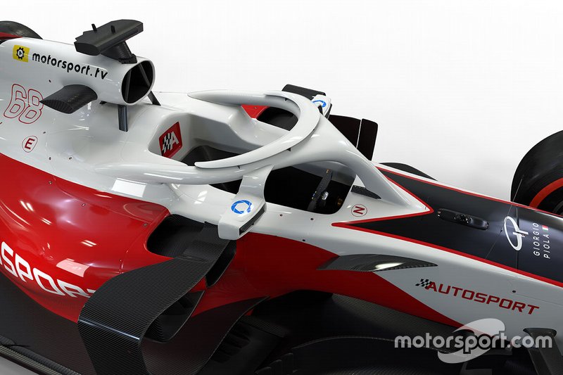 Motorsport Network F1 car mock-up