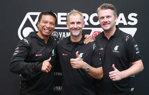 Razlan Razali, Johan Stigefelt, Wilco Zeelenberg, Petronas Yamaha SRT