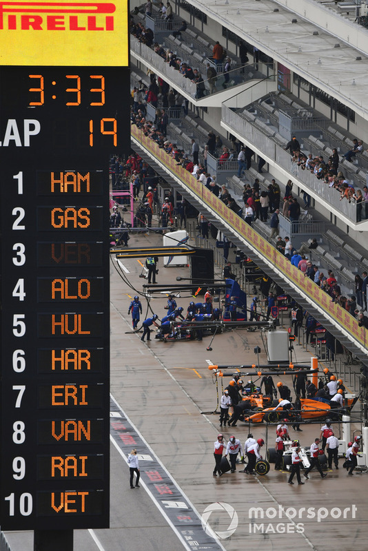Pit lane