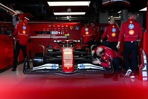 Team garage of Scuderia Ferrari