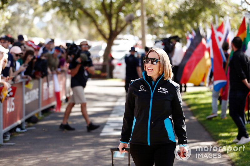 Claire Williams, vicedirectora de Williams Racing