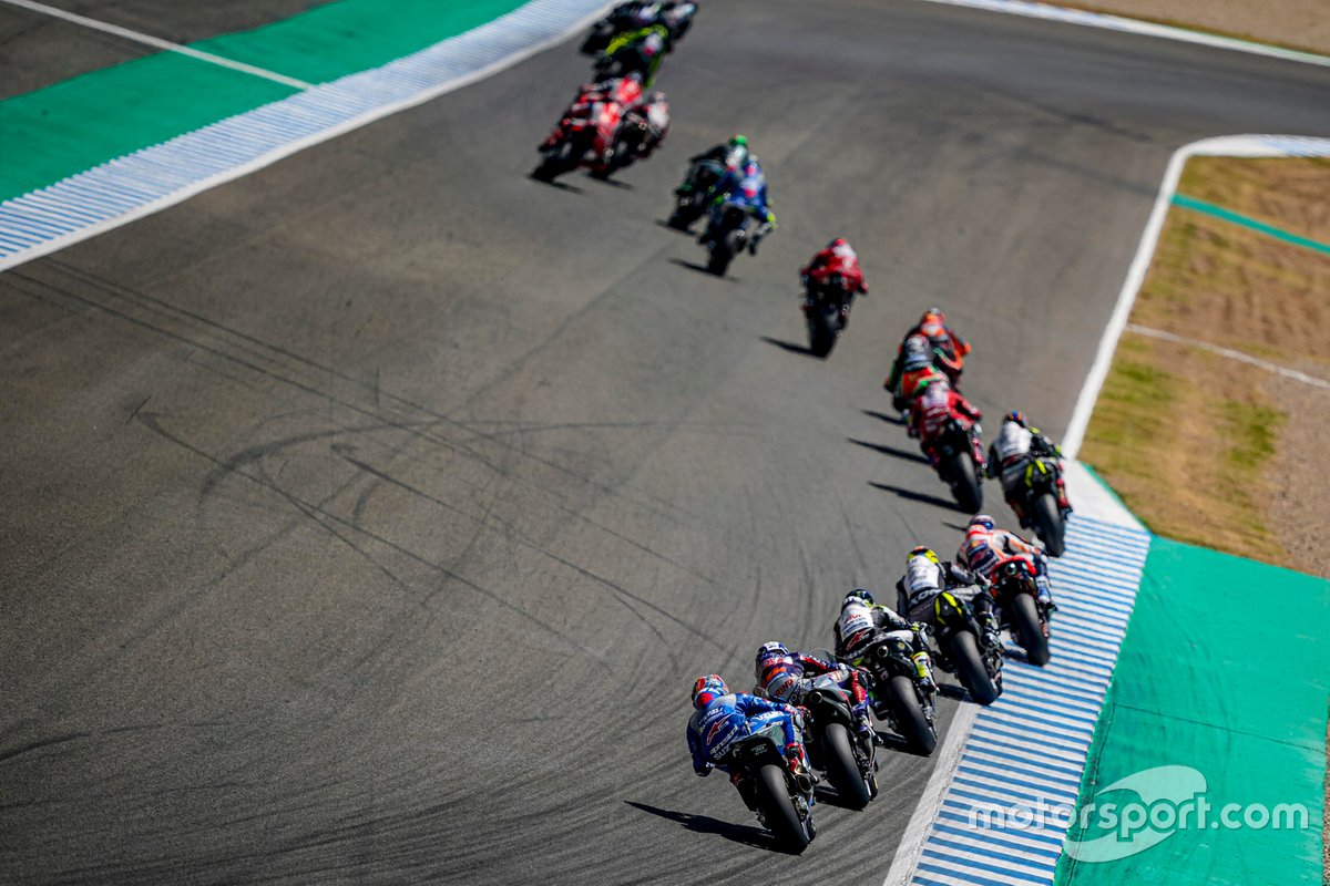 Renn-Action beim GP Andalusien 2020 in Jerez
