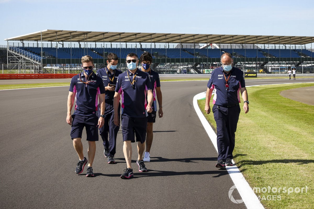 Lance Stroll, Racing Point marche sur la piste
