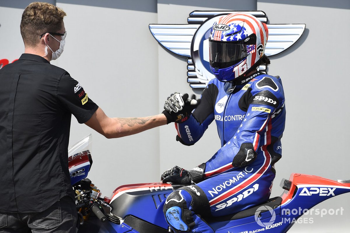 Ganador de la pole Joe Roberts, American Racing