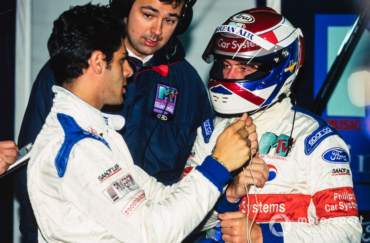 Domenico Schiattarella e Jos Verstappen, Simtek, GP d'Argentina del 1995  