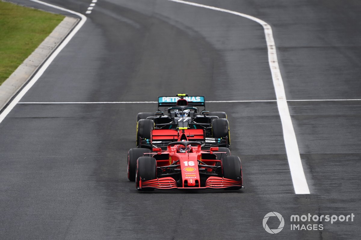 Charles Leclerc, Ferrari SF1000, Valtteri Bottas, Mercedes F1 W11