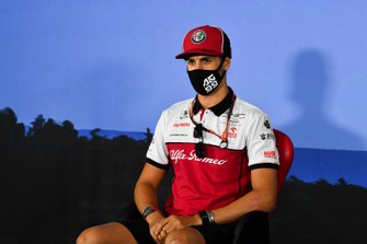 Antonio Giovinazzi, Alfa Romeo in the press conference