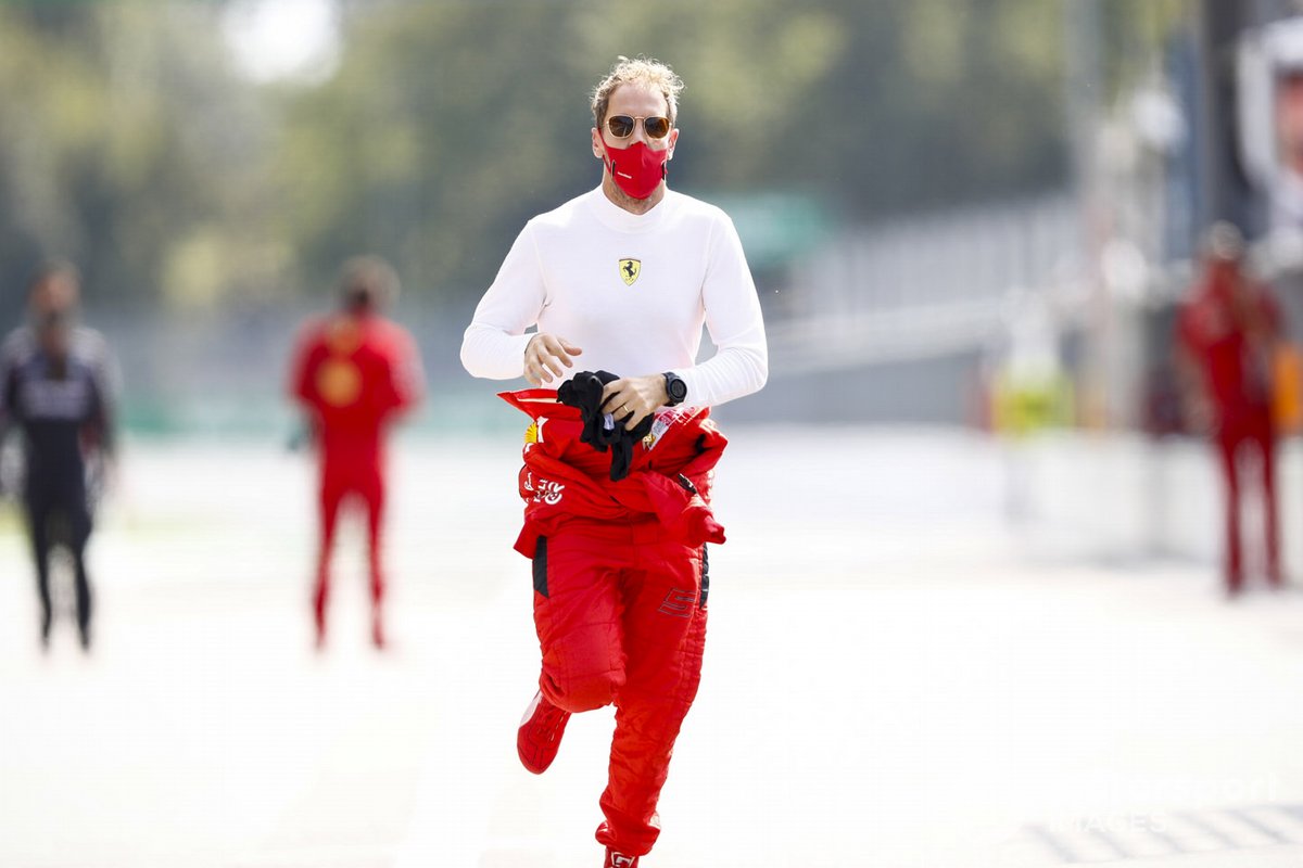 Sebastian Vettel, Ferrari corre