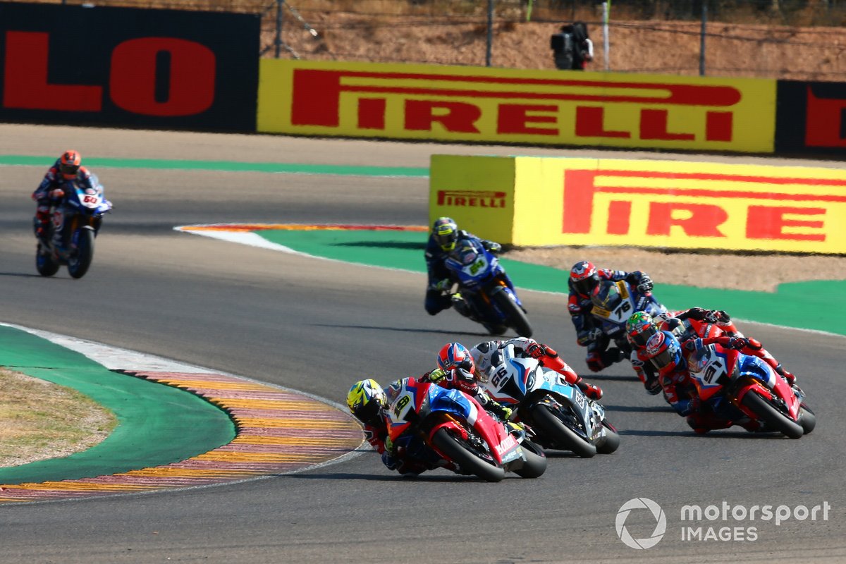 Alvaro Bautista, Team HRC, Tom Sykes, BMW Motorrad WorldSBK Team, Leon Haslam, Team HRC