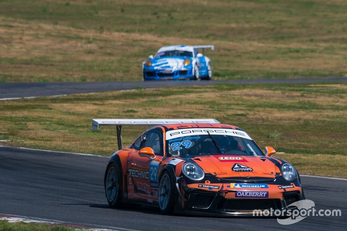 Rodrigo Mello e Sergio Jimenez na Porsche Endurance Series