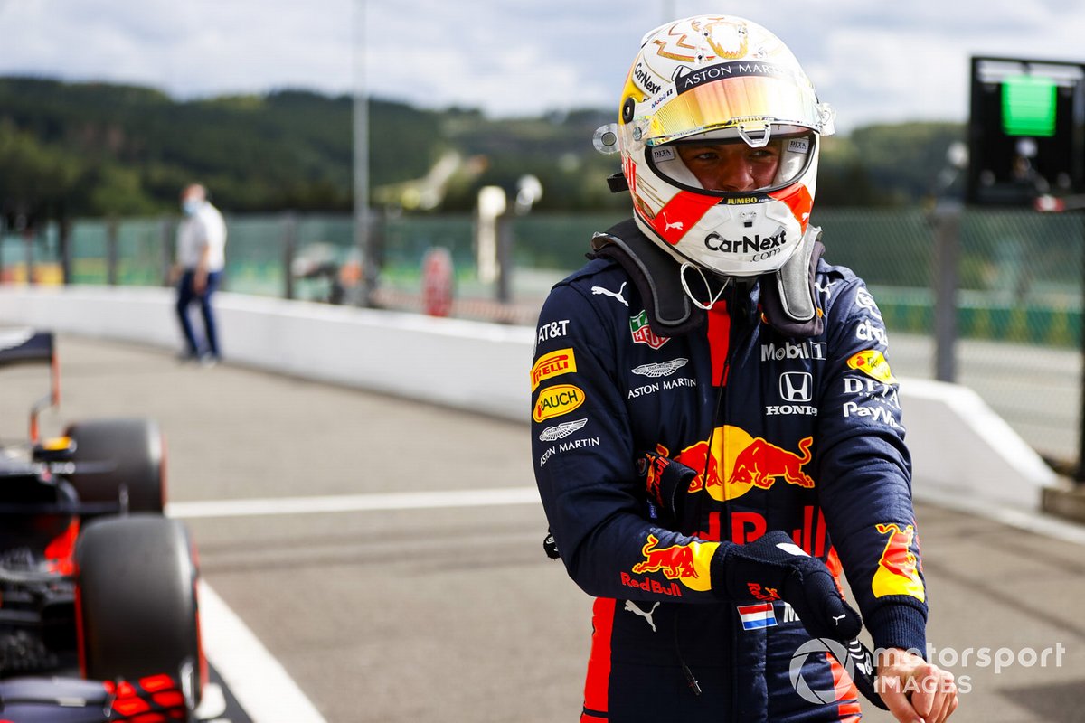 Max Verstappen, Red Bull Racing nel parco chiuso