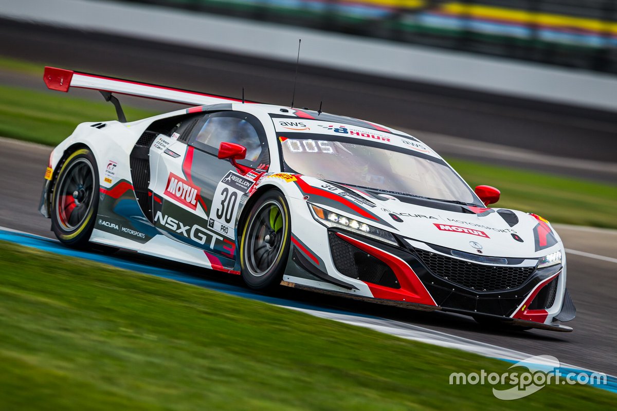 #30 Team Honda Racing Honda NSX GT3 Evo: Mario Farnbacher, Dane Cameron, Renger van der Zande