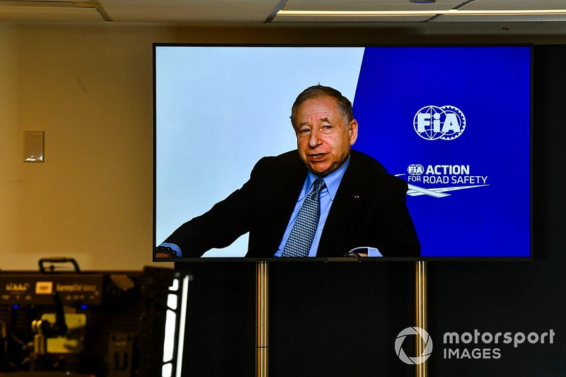 The 2021 Formula 1 technical regulations are unveiled in a press conference, Jean Todt, President, FIA 