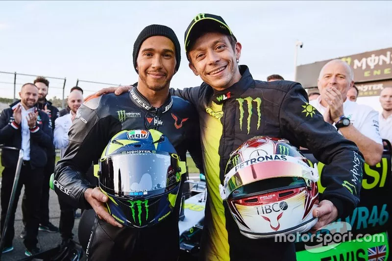 Lewis Hamilton, Valentino Rossi