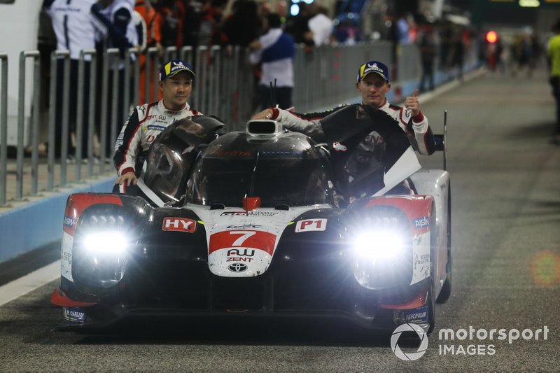 Ganadores #7 Toyota Gazoo Racing Toyota TS050: Mike Conway, Jose Maria Lopez, Kamui Kobayashi 