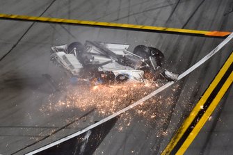 Crash of Ryan Newman, Roush Fenway Racing, Ford Mustang Koch Industries