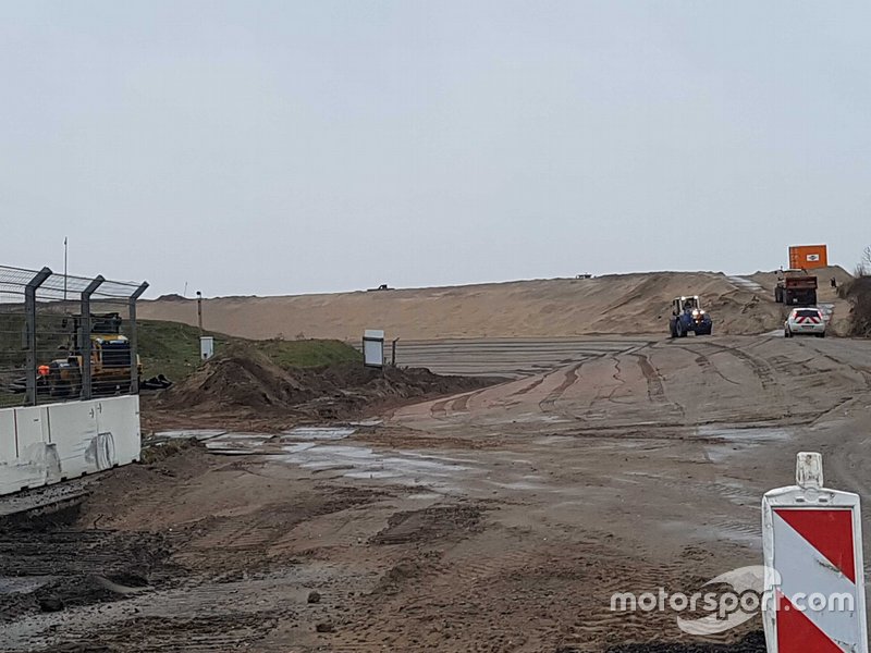 Obras en el circuito de Zandvoort