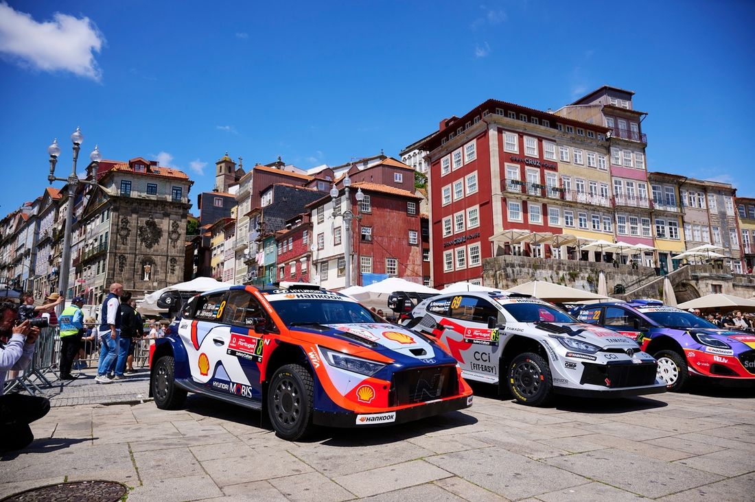 Ott Tänak, Martin Järveoja, Hyundai World Rally Team Hyundai i20 N Rally1, Kalle Rovanperä, Jonne Halttunen, Toyota Gazoo Racing WRT Toyota GR Yaris Rally1, Martins Sesks, Renars Francis, M-Sport Ford World Rally Team Ford Puma Rally1