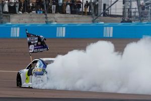 Chase Elliott, Hendrick Motorsports, Chevrolet Camaro NAPA Auto Parts, celebrates after winning the 2020 Nascar Cup Series Championship