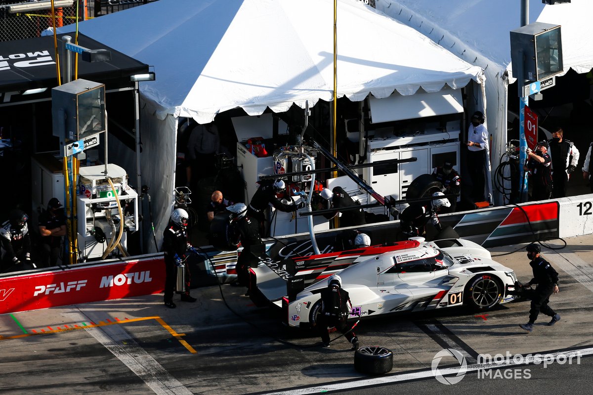 #01 Cadillac Chip Ganassi Racing Cadillac DPi, DPi: Pit Stop, Scott Dixon, Renger van der Zande, Kevin Magnussen