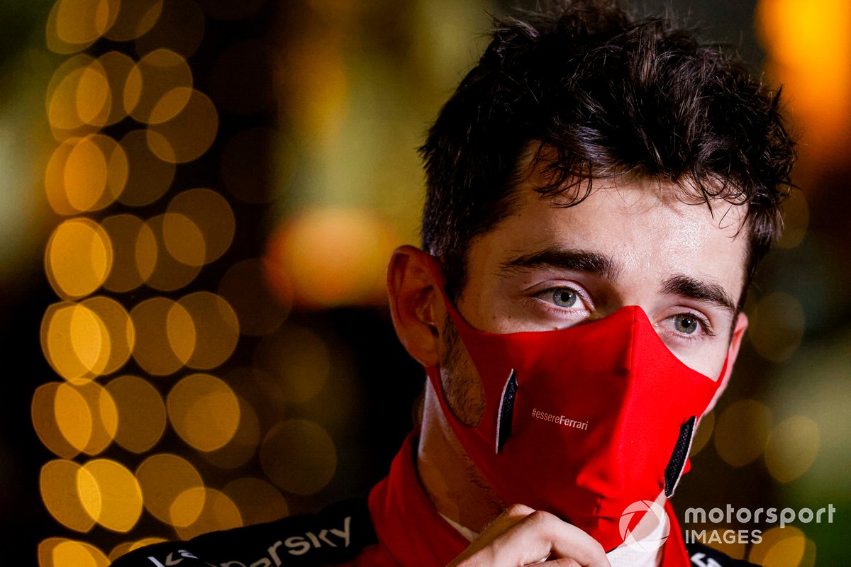 Charles Leclerc, Ferrari parla ai media