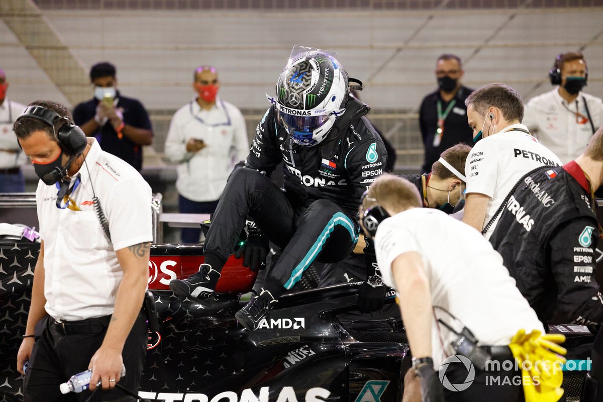 Valtteri Bottas, Mercedes-AMG F1, sulla griglia