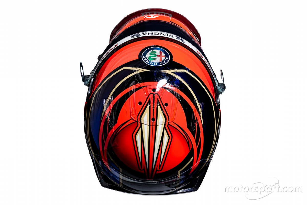 Il casco di Kimi Raikkonen, Alfa Romeo Racing