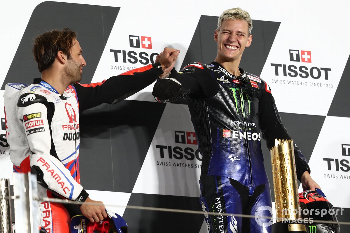 Podio: ganador Fabio Quartararo, Yamaha Factory Racing