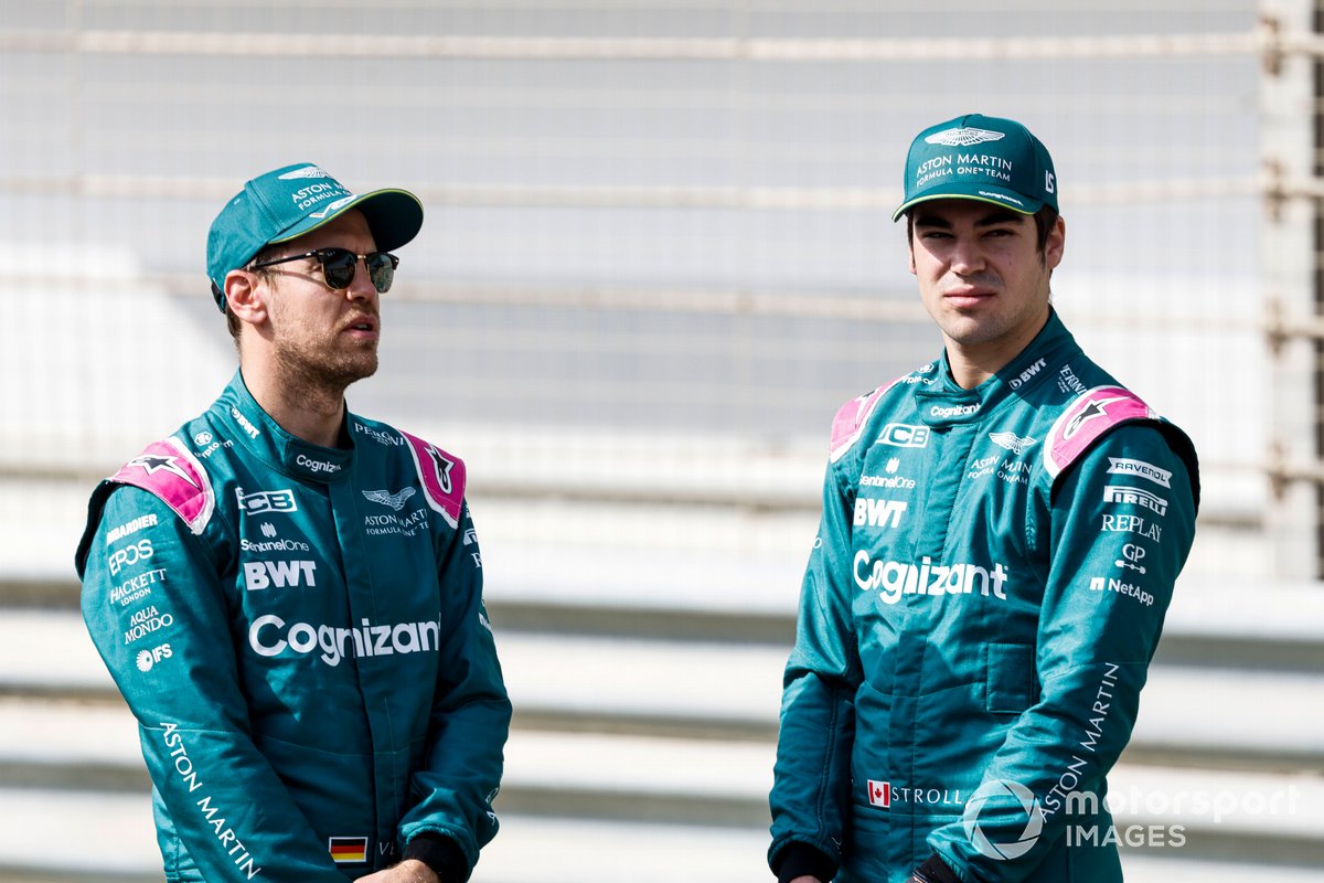 Sebastian Vettel, Aston Martin y Lance Stroll, Aston Martin