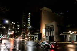 A Benetton F1 car in the streets of Adelaide