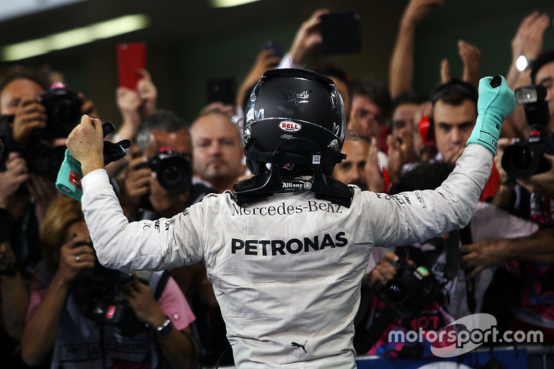 Nico Rosberg, Mercedes AMG F1 celebrates his World Championship in parc ferme