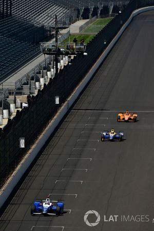 Takuma Sato, Andretti Autosport Honda, Alexander Rossi, Herta - Andretti Autosport Honda, Fernando Alonso, Andretti Autosport Honda