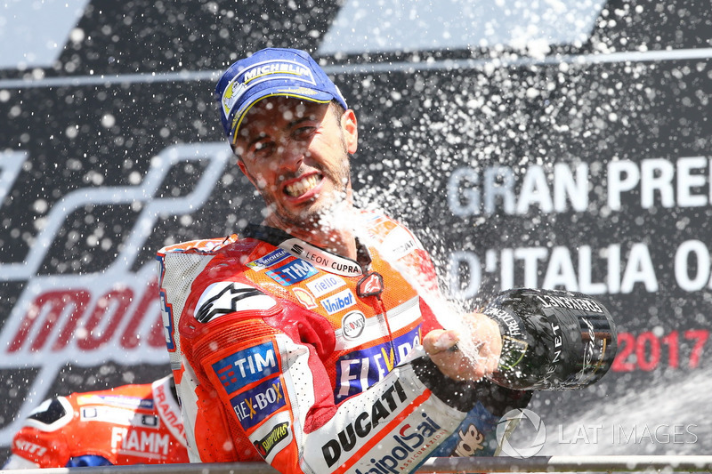 Podium: Ganador, Andrea Dovizioso, Ducati Team