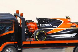 De wagen van Stoffel Vandoorne, McLaren MCL32