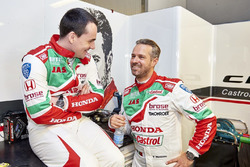 Norbert Michelisz, Honda Racing Team JAS, Honda Civic WTCC and Tiago Monteiro, Honda Racing Team JAS, Honda Civic WTCC