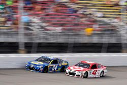 Chase Elliott, Hendrick Motorsports Chevrolet, Kyle Larson, Chip Ganassi Racing Chevrolet