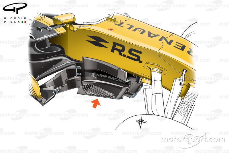 Nouveau déflecteur de la Renault R.S.17